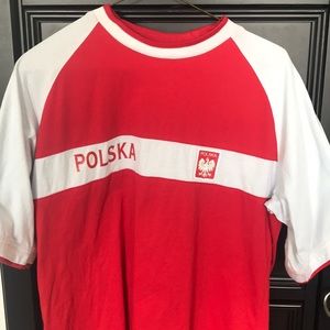 Poland Polska Soccer Tshirt